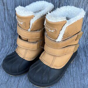 Cat & Jack Denver Winter boots w/ hook & loop closure US Size 11T